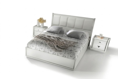 Garnitur Set 3tlg.Schlafzimmer Bett Nachttisch Gruppe Doppelbetten Luxus Betten