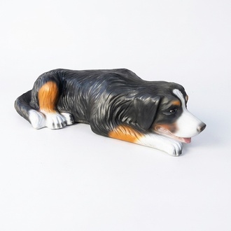 Garten Deko Hund Figur Statue Skulptur 24x100cm Figuren Statuen