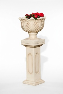 Gefäss Garten Blumenkorb Blumen Terrasse Dekoration Statue Figuren