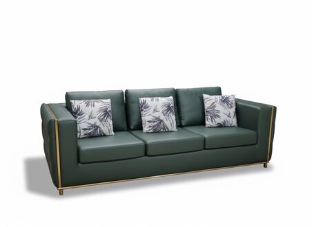 Ledersofa Couch Wohnlandschaft Garnitur Design Modern Sofas Sofa 3 Sitzer Sofort