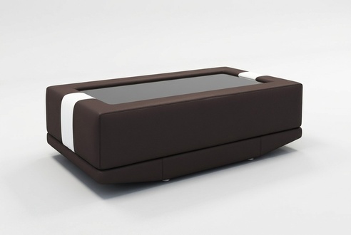 Gepolsterte Wohnzimmer Couchtische Glastisch Tisch Design Tische Farbe
