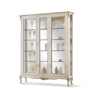 Glas Vitrine Esszimmer Holz Anrichte Design Neu Möbel Stil Klassischе