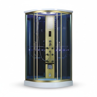 Glaskabine Design-Dusche Komfortdusche Duschkabine Wellnesskabine 100x100 cm