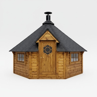 Grill Grillkota Hütte Grillhütte Haus Finnische Grills Grillhaus 14,9 m² Kota