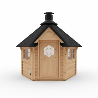 Grillkabine Grillhaus Haus Garten Grillkota Größe 3-5 Personen