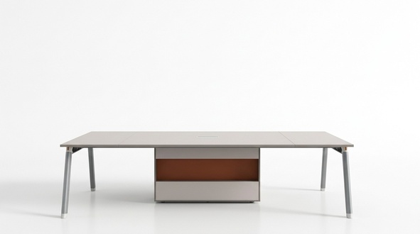 Großer Schreibtisch Büroeinrichtung Team Tisch Designer Büromöbel