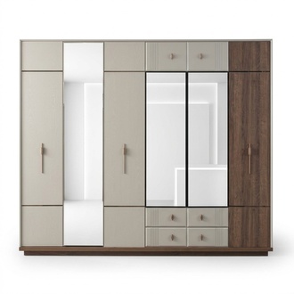 Großer Weißer Kleiderschrank Stilvolle Schlafzimmer Holz Luxus Schränke