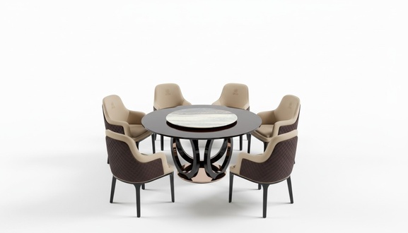 Gruppe Ess Tisch Sitz Wohn Zimmer Garnitur Tische Polster Holz Stuhl