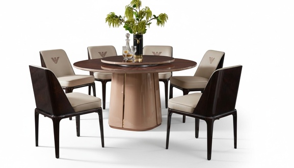 Gruppe Luxus Stuhl Garnitur Lehn Design Möbel Luxus Esszimmer Holz 4x Stühle