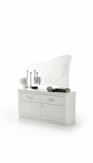 Hängespiegel Spiegel Wandspiegel Schlafzimmer Konsole Modern Holz Design Möbel