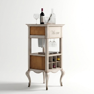 Hausbar Barschrank Bar Tisch Regal Weinregal Weinschrank Vitrine Luxus Schrank