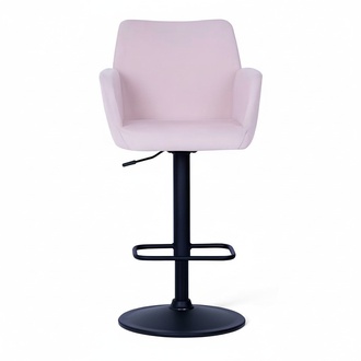 Hocker Bar Rosa Stilvoll Barhocker Stuhl Designer Metall Esszimmerstuhl Neu