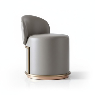 Hocker Design Polster Fußhocker Ottomane Sitz Leder Chaise Lounge Pufa