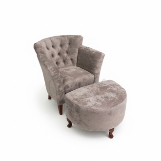 Hocker Fußhocker Beistellhocker Ottomane Sitzbank Chesterfield Polster Sitz Neu