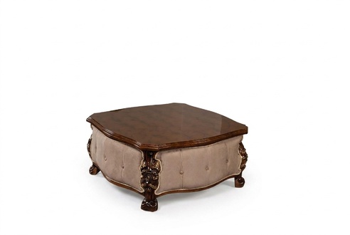 Holz Couchtisch Klassische Wohnzimmer Tische Möbel Braun Quadratisch