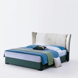 Holz Design Bett Doppel Luxus Ehe Modernes Hotel Gestell Schlaf Zimmer