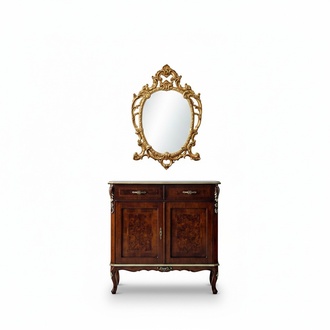 Designer Holz Italienische Möbel Design Möbel Stil Barock 2tlg Kommode