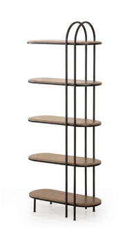 Holzregal vielseitig als Bücherregal Wandregal oder Aktenregal modernes Design