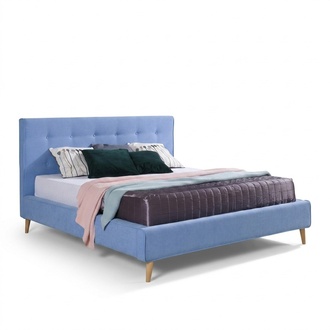 Hotel Chesterfield Luxus Bett Blau Schlafzimmer Englische Betten 180 x 200cm