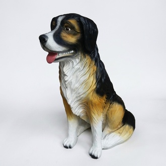 Hund Deko Figur Statue Skulptur 89 cm Figuren Statuen Skulpturen Garten