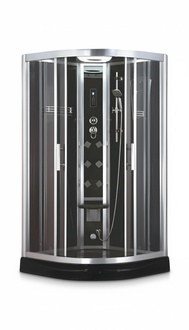 Hydromassage-Dusche Duschkabine Komfortdusche Multifunktionsdusche 120x90 cm