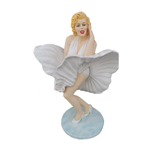Abstrakte Figur Marilyn Monroe Skulptur Lebensgroß Kleid 60er Stil USA