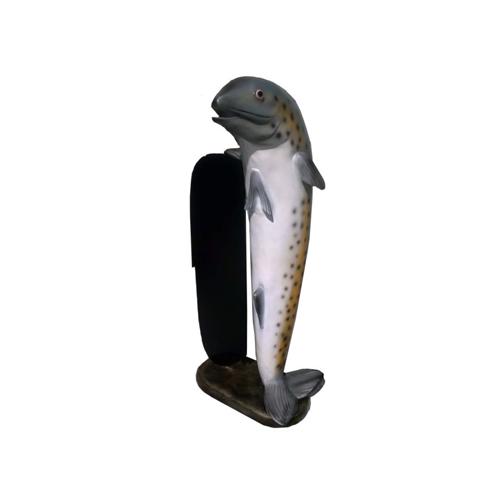 Skulptur Fisch Restaurant Figur Statuen Skulpturen Aufsteller Schild Neu