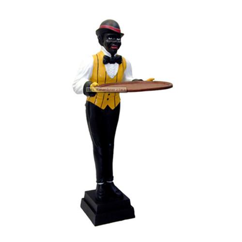 Butler Figur Statue Figuren Statuen Skulptur Restaurant Hotel 170cm Ablage