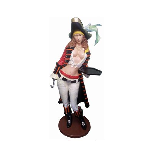 Pirat Figur Statue Design Skulptur Dekoration Karibik Piraten Garten Deko