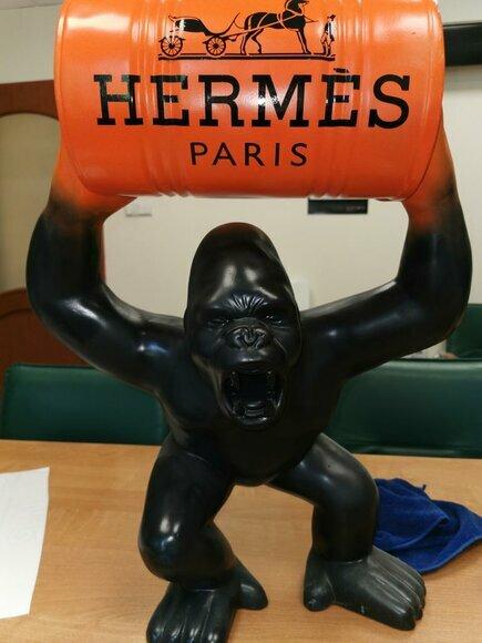 Statuen Dekoration Deko Gorilla Garten Neu Statue Designer Figur Moderne Figuren