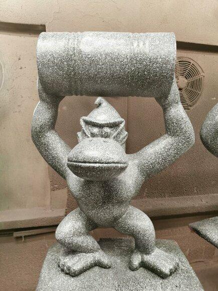 Designer Figur Moderne Figuren Statue Statuen Dekoration Deko Gorilla