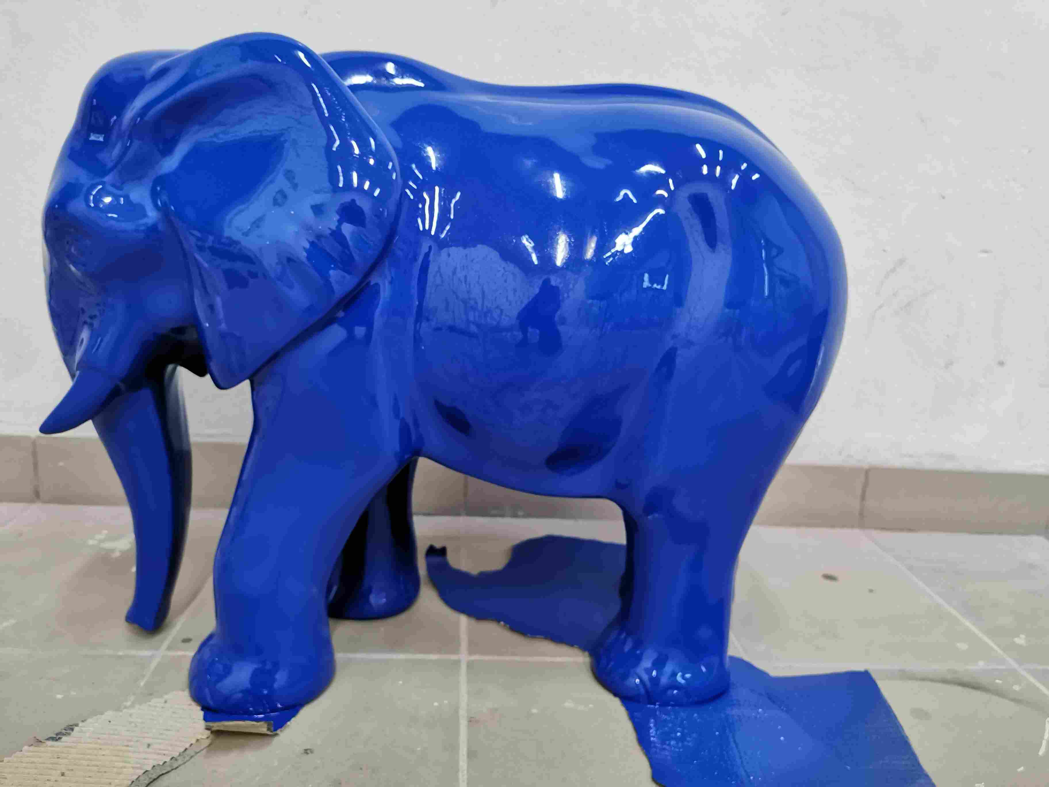 Designer Figur Statue Moderne Figuren Dekoration Elefant Deko Garten Skulpturen