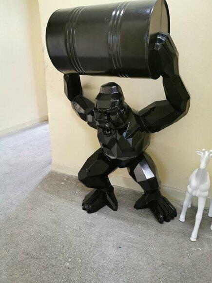 Designer Figur Statue Moderne Figuren Statuen Dekoration Deko Gorilla