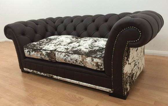 Chesterfield Polster Sofa Couch Designer Garnitur 3 Sitz Couchen Klassisch