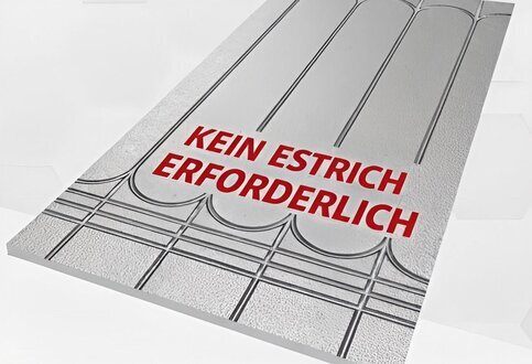 XPS Platte Trockenbau Fußbodenheizung 0,72m² 500kPa 30/25/20 mm