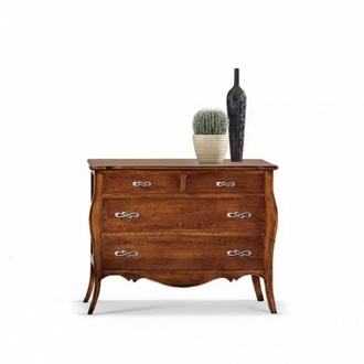 Italienische Möbel Design Kommode Schrank Braun Luxus Holz Möbel Neu