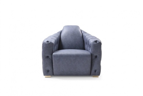 Italienische Sofa 2x Einsitzer Couch Set 1+1 Sitz Polster Set Chesterfield Neu