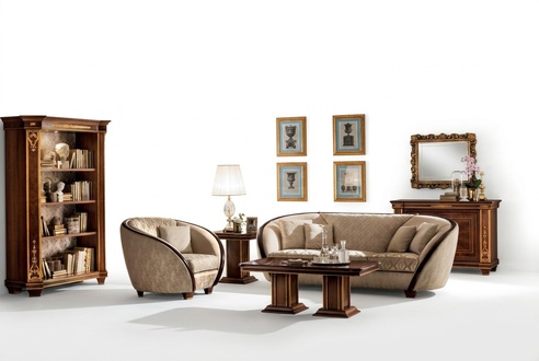 Italienische Wohnzimmer Sitz Polster Möbel Sofagarnitur 3+2+1 Komplett Set Neu