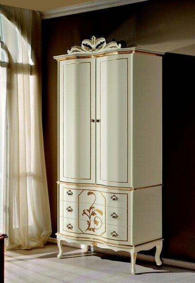 Kleider Schrank Holz Barock Rokoko Möbel Klassische Schlafzimmer Möbel Schränke Neu