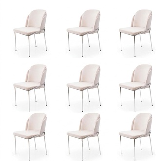 italienischer Stil Luxus Möbel Stuhl Set 8X Stühle Esszimmer Garnitur