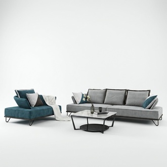 Italy Design Luxus Sofa Sitz Polster XXL Big 3 + 1 Sitzer Garnituren Neu Couch
