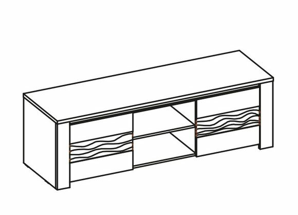 TV Lowboard Board Schrank Fernsehtisch Unterschank RTV Kommode