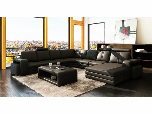 Ledertische Couchtische Tisch Designer Designer Couchtisch Polster FRANCO Sofort