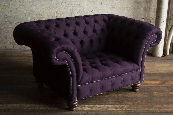 Chesterfield Design Polster Fernseh Sessel Couch Sitz Lehn Sofas Design