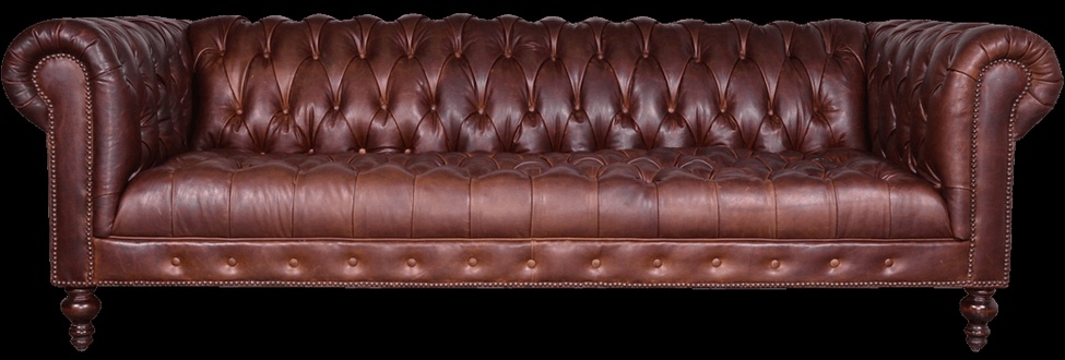 XXL Big Sofa Couch Chesterfield 245cm Polster Sofas 4 Sitzer Leder