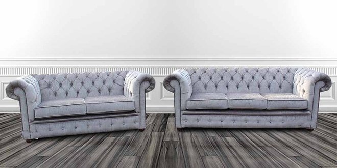 Design Polster Sofa Couch Sitz Lounge Club Garnitur Chesterfield