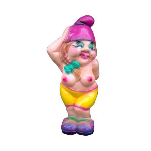 Garten Haus Dekoration Figur Statue Skulpturen Figuren Zwerg Erotischer