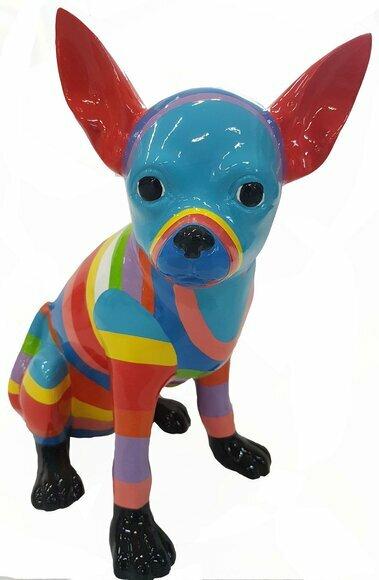 Designer Figur Statue Figuren Dekoration Moderne Hund Garten Skulptur Skulpturen