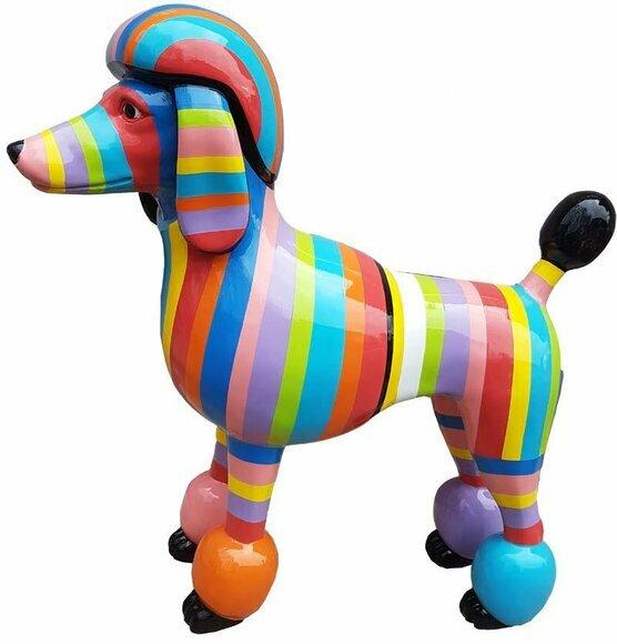 Designer Figur Statue Figuren Dekoration Moderne Pudel Garten Skulpturen Garten