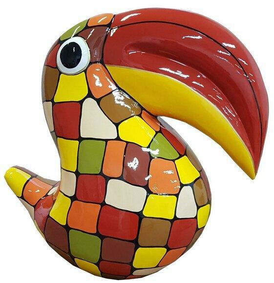 Designer Abstrakte Figur Moderne Figuren Dekoration Tukan Garten Skulpturen Neu